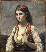 Jean-Baptiste Camille Corot Young Woman of Albano Sweden oil painting artist
